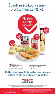 akční leták Tesco 7.9.2022-13.9.2022