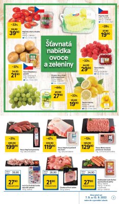 akční leták Tesco 7.9.2022-13.9.2022