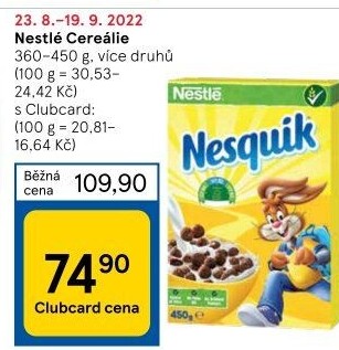 Cereálie Nestlé