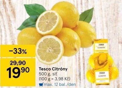 Citrony Tesco