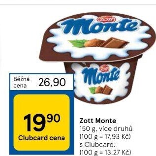 Dezert Monte Zott