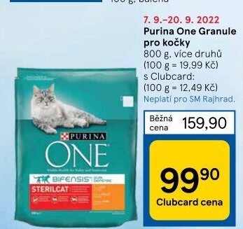 Granule pro kočky One Purina