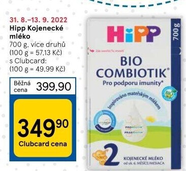 Kojenecká výživa HiPP