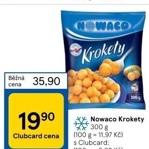 Krokety mražené Nowaco