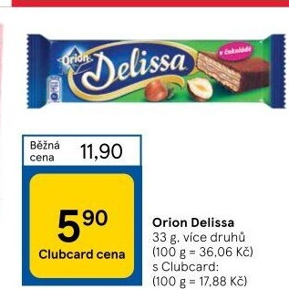 Oplatky celomáčené Delissa Orion