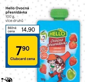 Ovocná kapsička Hello