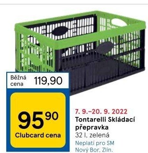 Přepravka Tontarelli