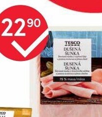 Šunka Bohemia Tesco