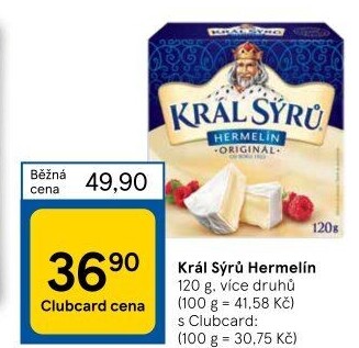 Sýr Hermelín Král sýrů