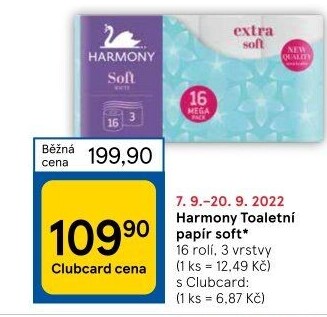 Toaletní papír 3vrstvý Harmony