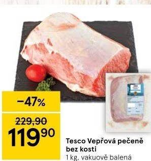 Vepřová pečeně bez kosti Tesco