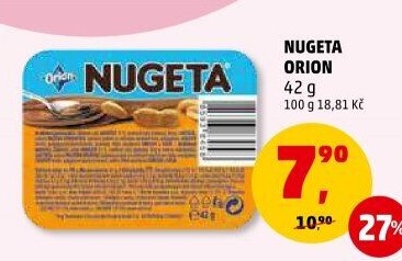 Čokokrém arašídový Nugeta Orion