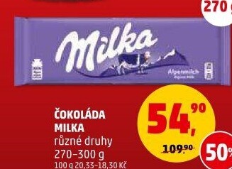 Čokoláda Milka