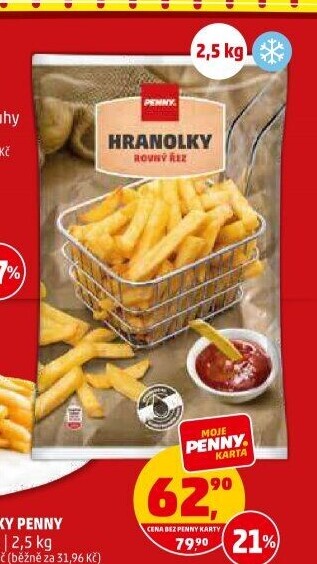 Hranolky mražené Penny