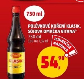 Koření polévkové tekuté Klasik Vitana
