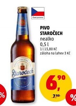 Nealkoholické pivo Staročech