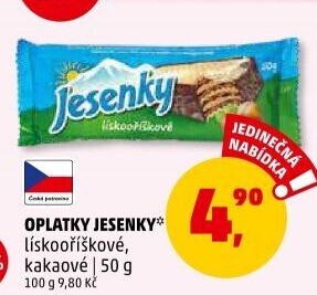 Oplatky Jesenky