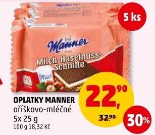 Oplatky Snack Manner