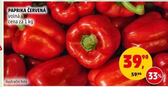 Paprika červená
