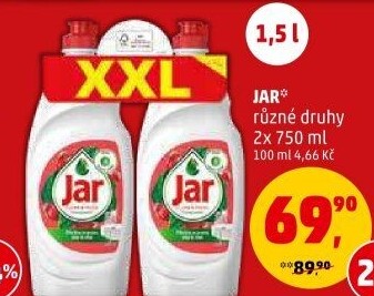 Prostředek na nádobí Jar