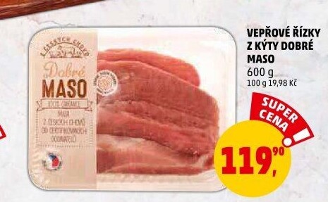 Řízky vepřové z kýty Dobré maso