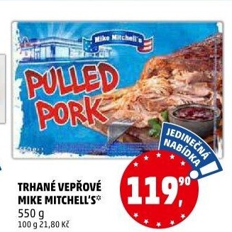 Vepřové trhané maso Mike Mitchell'