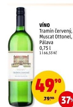 Víno Tramín červený