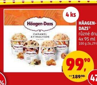 Zmrzlina v kelímku Häagen-Dazs