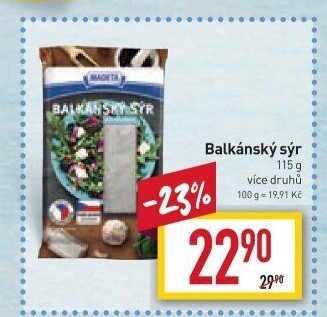 Balkánský sýr Madeta