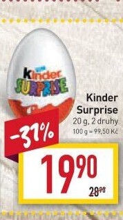 Čokoládové vajíčko s překvapením Kinder Surprise