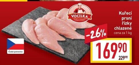 Kuřecí prsní řízky Vocílka