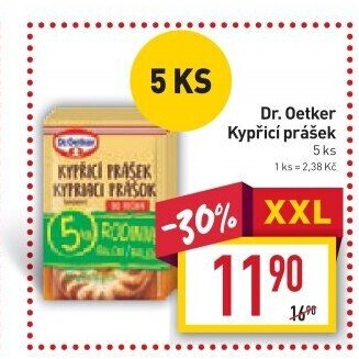 Kypřicí prášek Dr. Oetker