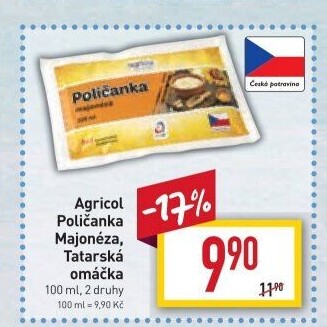 Majonéza Poličanka Agricol