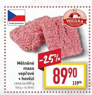 Mleté maso mix Vocílka