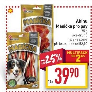 Pamlsky pro psy Masíčka Akinu