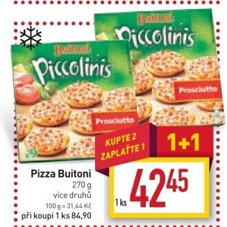 Pizza mražená Piccolinis Buitoni