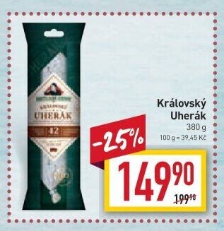 Salám Uherák královský Kostelecké uzeniny