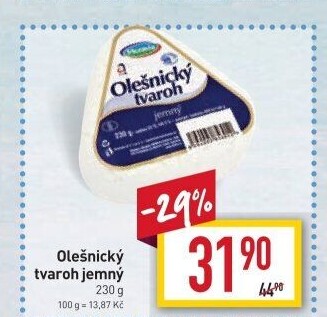 Tvaroh jemný Olešnický Moravia