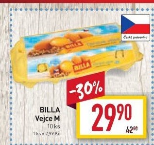 Vejce z podestýlky M Billa