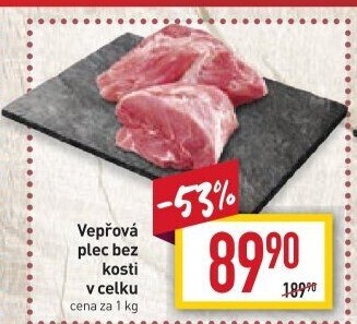 Vepřová plec bez kosti