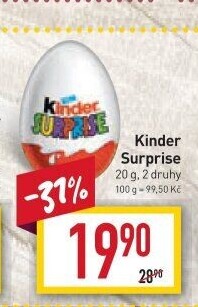 Čokoládové vajíčko s překvapením Kinder Surprise