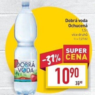 Ochucená voda Dobrá voda