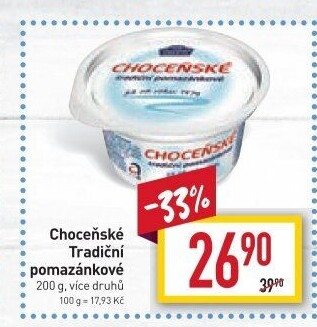 Tradiční pomazánkové Choceňské