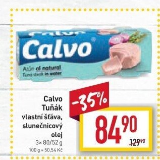 Tuňák ve vlastní šťávě Calvo