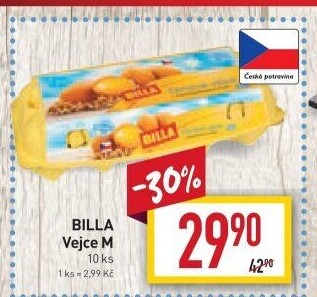 Vejce z podestýlky M Billa
