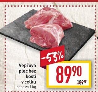 Vepřová plec bez kosti