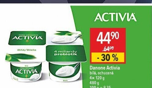 Bílý jogurt Activia Danone