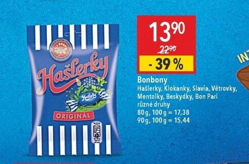 Bonbony Hašlerky Sfinx