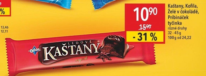 Ledové kaštany Orion