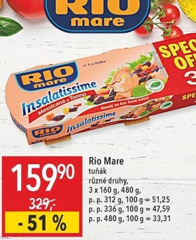 Tuňák v oleji Rio Mare